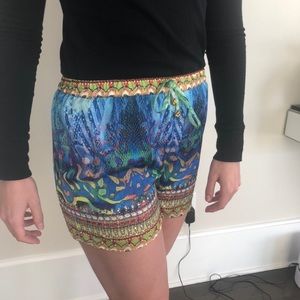 Renee’s silk shorts